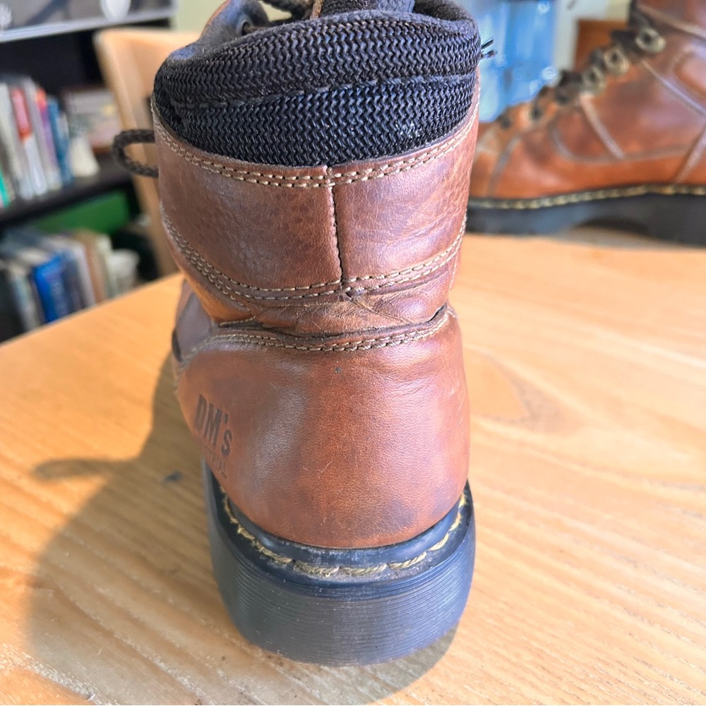 Dr. Martens Brown Leather Men's Boots - Picture 7 of 12